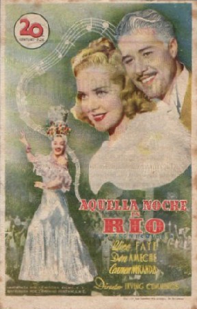 PROGRAMA DE CINE: AQUELLA NOCHE EN RIO