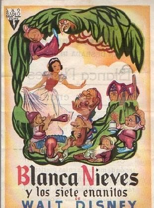 PROGRAMA DE CINE: BLANCA NIEVES Y LOS SIETE ENANITOS