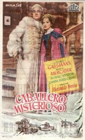 PROGRAMA DE CINE: CABALLERO MISTERIOSO