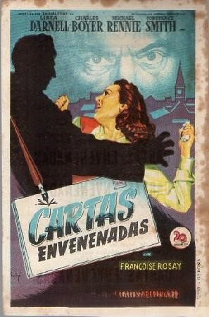 PROGRAMA DE CINE: CARTAS ENVENENADAS