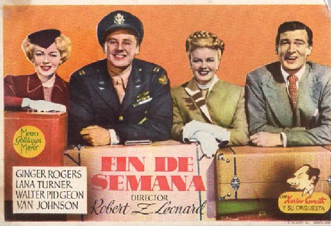 PROGRAMA DE CINE: FIN DE SEMANA
