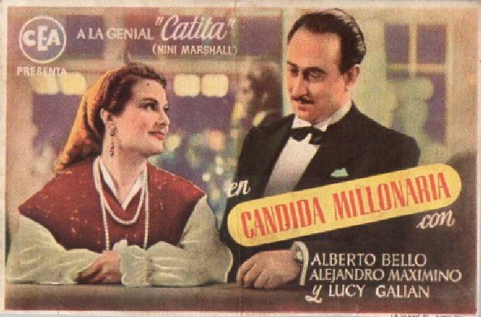 PROGRAMA DE CINE: CANDIDA MILLONARIA