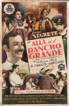 PROGRAMA DE CINE: ALLÁ EN EL RANCHO GRANDE