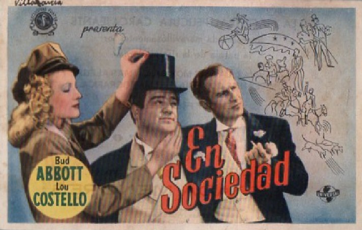 PROGRAMA DE CINE: EN SOCIEDAD