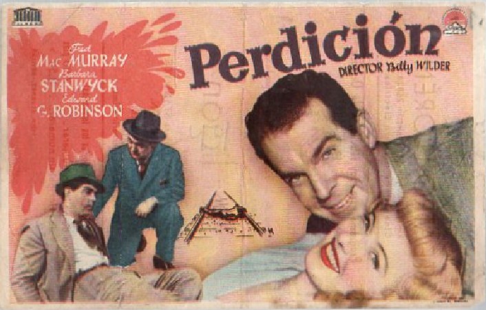 PROGRAMA DE CINE: PERDICIÓN