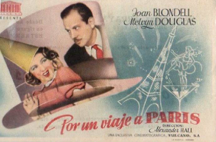 PROGRAMA DE CINE: POR UN VIAJE A PARIS