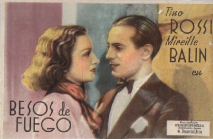 PROGRAMA DE CINE: BESOS DE FUEGO