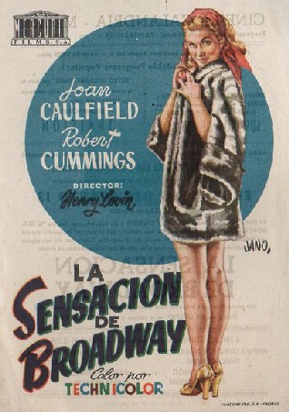 PROGRAMA DE CINE: LA SENSACIÓN DE BROADWAY