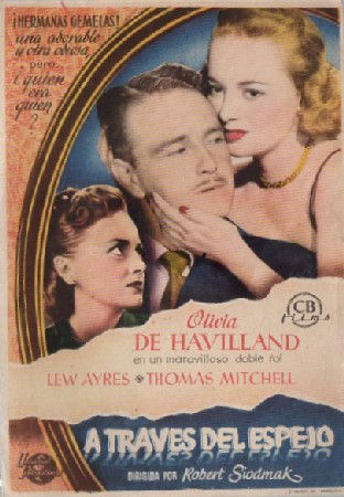 PROGRAMA DE CINE: A TRAVÉS DEL ESPEJO