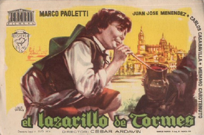 PROGRAMA DE CINE: EL LAZARILLO DE TORMES