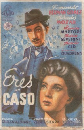 PROGRAMA DE CINE: ERES UN CASO
