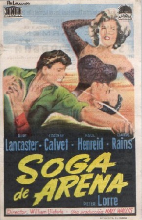 PROGRAMA DE CINE: SOGA DE ARENA