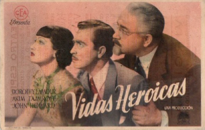 PROGRAMA DE CINE: VIDAS HEROICAS