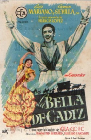 PROGRAMA DE CINE: LA BELLA DE CADIZ