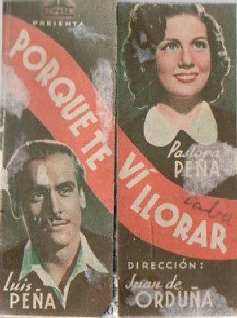 PROGRAMA DOBLE DE CINE: PORQUE TE VI LLORAR