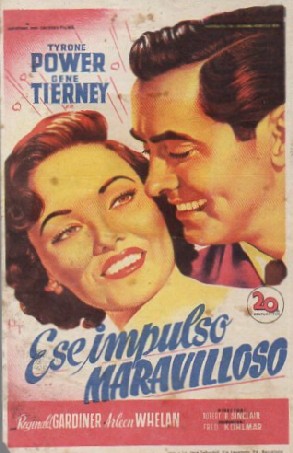 PROGRAMA DE CINE: ESE IMPULSO MARAVILLOSO