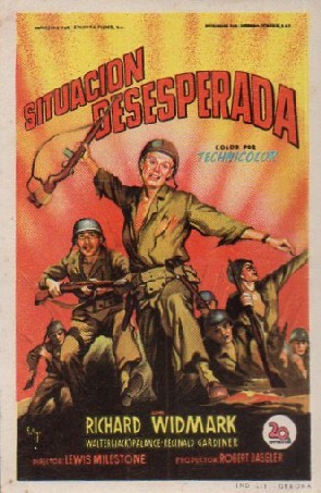 PROGRAMA DE CINE: SITUACION DESESPERADA