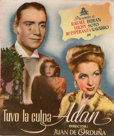 PROGRAMA DOBLE DE CINE: TUVO LA CULPA ADÁN