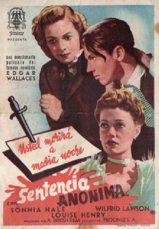 PROGRAMA DE CINE: SENTENCIA ANONIMA