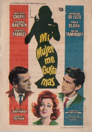 PROGRAMA DE CINE: MI MUJER ME GUSTA MAS