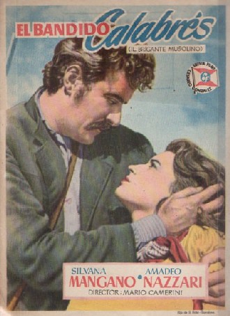 PROGRAMA DE CINE: EL BANDIDO CALABRÉS