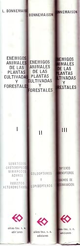 ENEMIGOS ANIMALES DE LAS PLANTAS CULTIVADAS Y FORESTALES.OBRA EN 3 VOLUMENES.