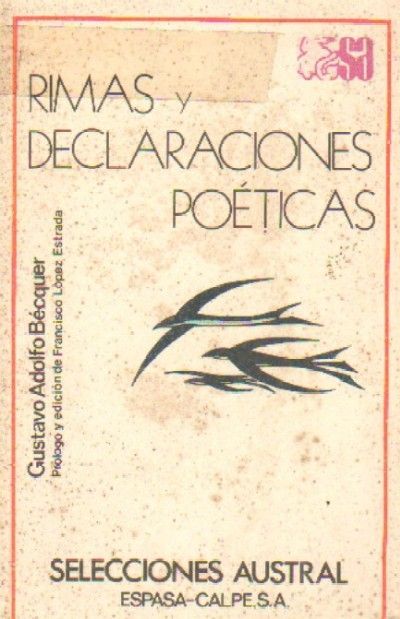 RIMAS Y DECLARACIONES POETICAS