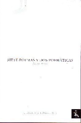 SIETE POEMAS Y DOS POEMATICAS