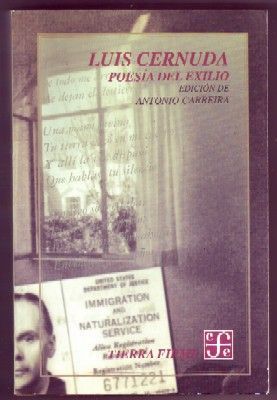 LUIS CERNUDA. POESÍA EN EL EXILIO