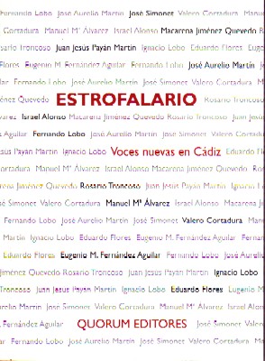 ESTROFALARIO. VOCES NUEVAS EN CÁDIZ