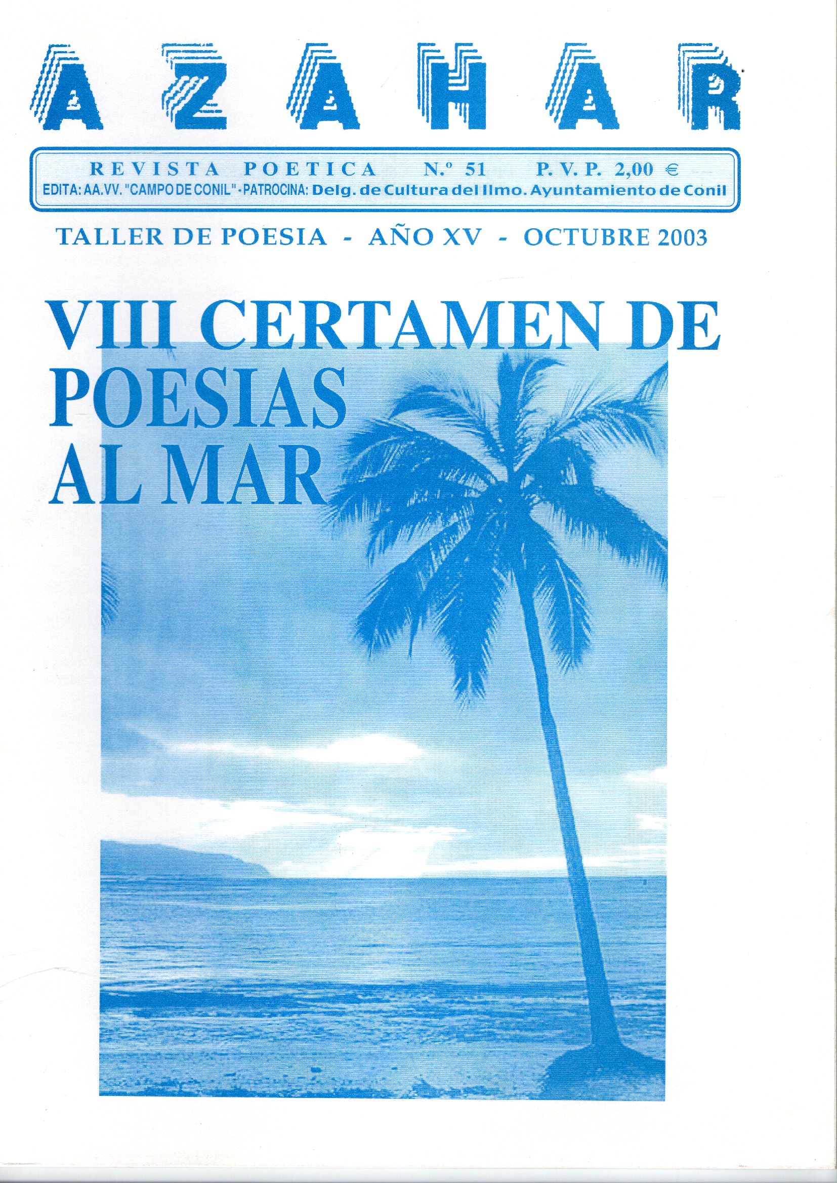 AZAHAR REVISTA POETICA Nº 51