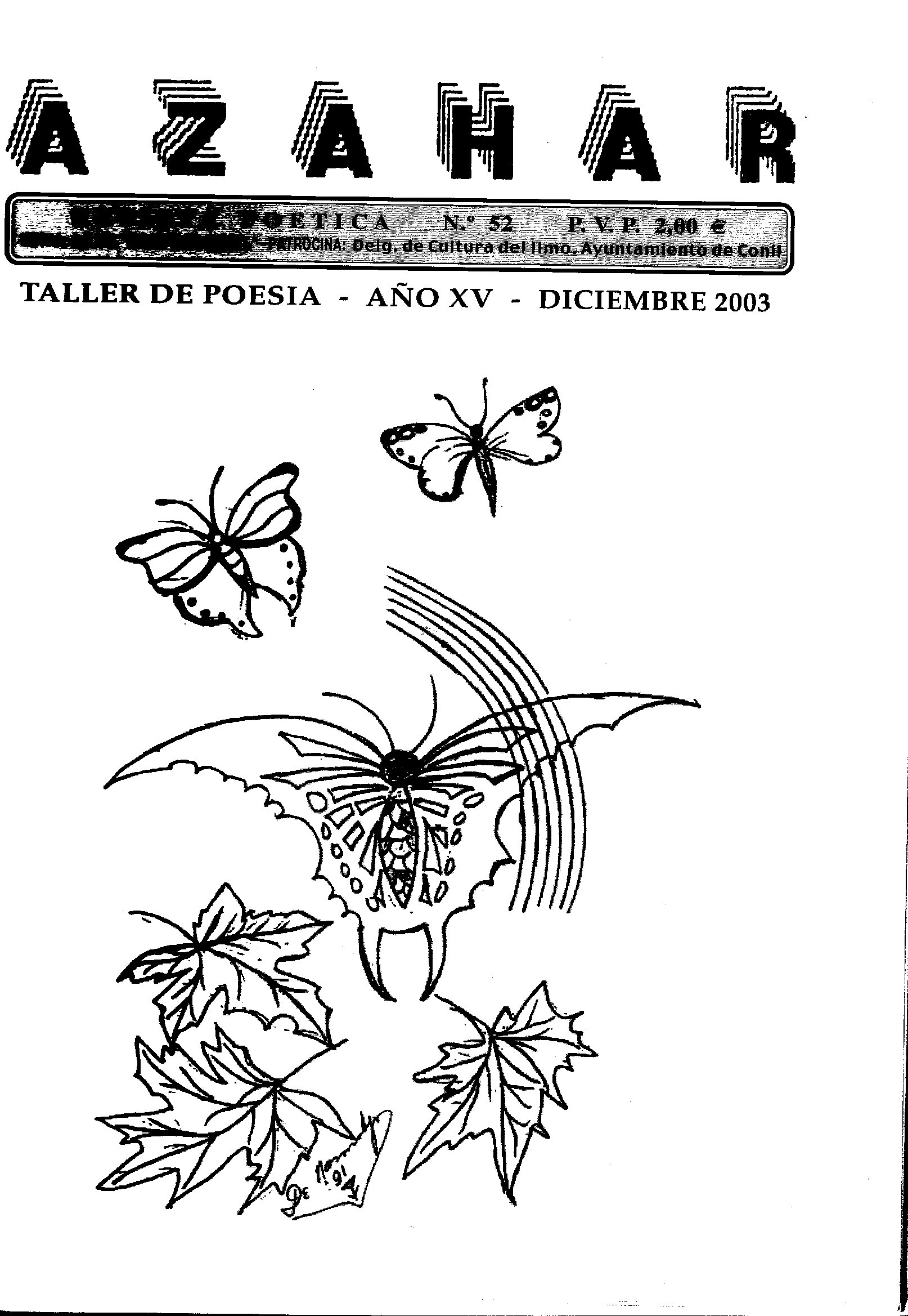 AZAHAR REVISTA POETICA Nº 52
