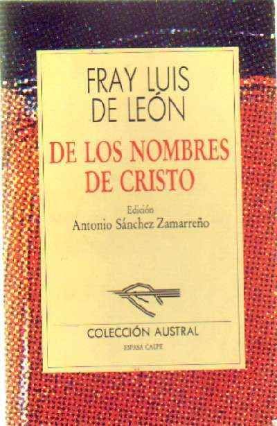 DE LOS NOMBRES DE CRISTO