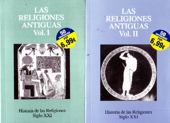 LAS RELIGIONES ANTIGUAS (2 TOMOS)
