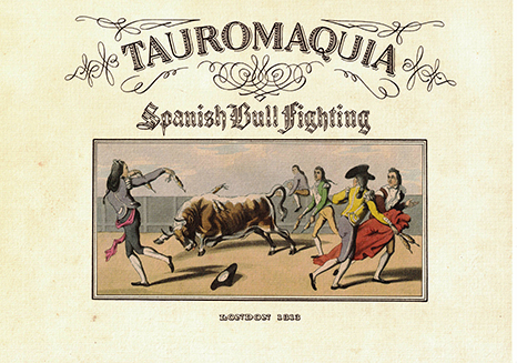 LITOGRAFIAS (REPRODUCCION) 13 LAMINAS DE TAUROMAQUIA + PORTADA. REPRODUCCION SPANISH BULL FIGHTING. LONDON 1813.