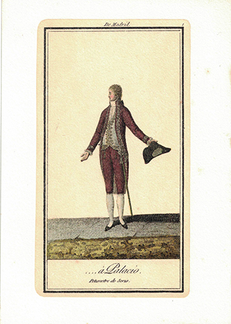 LITOGRAFIA (REPRODUCCION) COSTUMBRISTA DE MADRID Nº 2. (…A PALACIO).