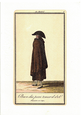 LITOGRAFIA COSTUMBRISTA DE MADRID Nº 25. (BUEN DIA PARA TOMAR EL SOL)