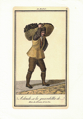 LITOGRAFIA (REPRODUCCION) COSTUMBRISTA DE MADRID Nº 29. (¿ADONDE A LA GUARDILLA DE…?)