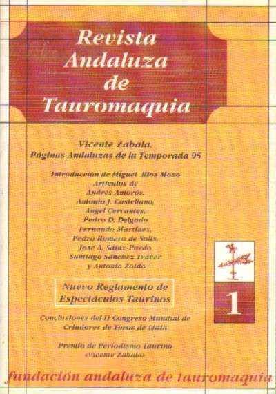 REVISTA ANDALUZA DE TAUROMAQUIA, Nº1.