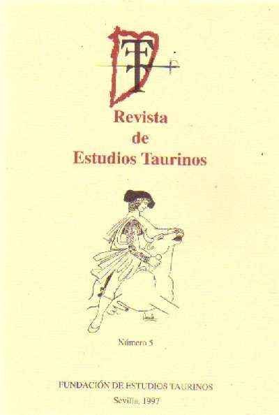 REVISTA DE ESTUDIOS TAURINOS Nº 5
