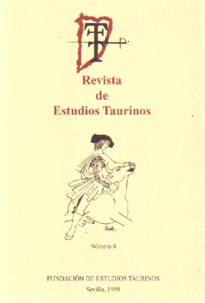 REVISTA DE ESTUDIOS TAURINOS Nº 8