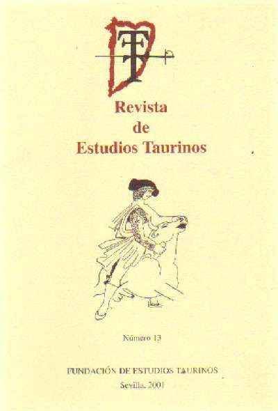 REVISTA DE ESTUDIOS TAURINOS Nº 13