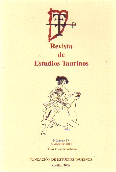 REVISTA DE ESTUDIOS TAURINOS Nº 17