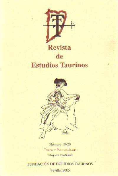 REVISTA DE ESTUDIOS TAURINOS Nº 19 - 20