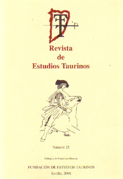 REVISTA DE ESTUDIOS TAURINOS Nº 25