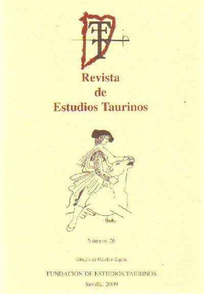 REVISTA DE ESTUDIOS TAURINOS Nº 26