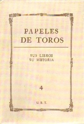 PAPELES DE TOROS Nº 4