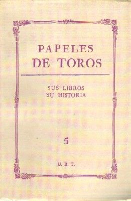 PAPELES DE TOROS Nº 5