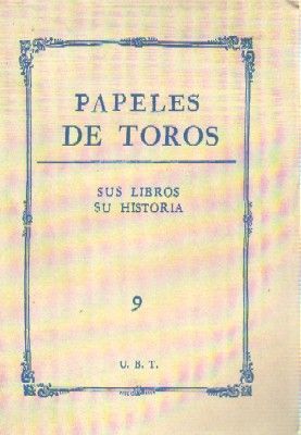 PAPELES DE TOROS Nº 9