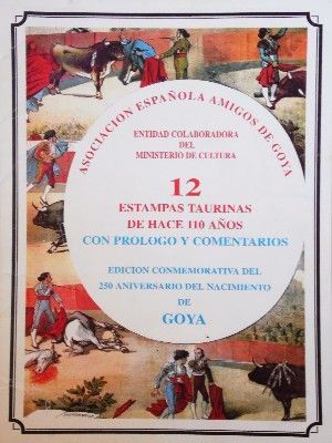 12 ESTAMPAS TAURINAS DE HACE 110 AÑOS